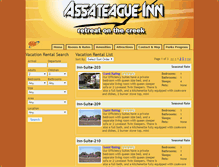 Tablet Screenshot of bookings.assateague-inn.com